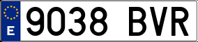 Truck License Plate